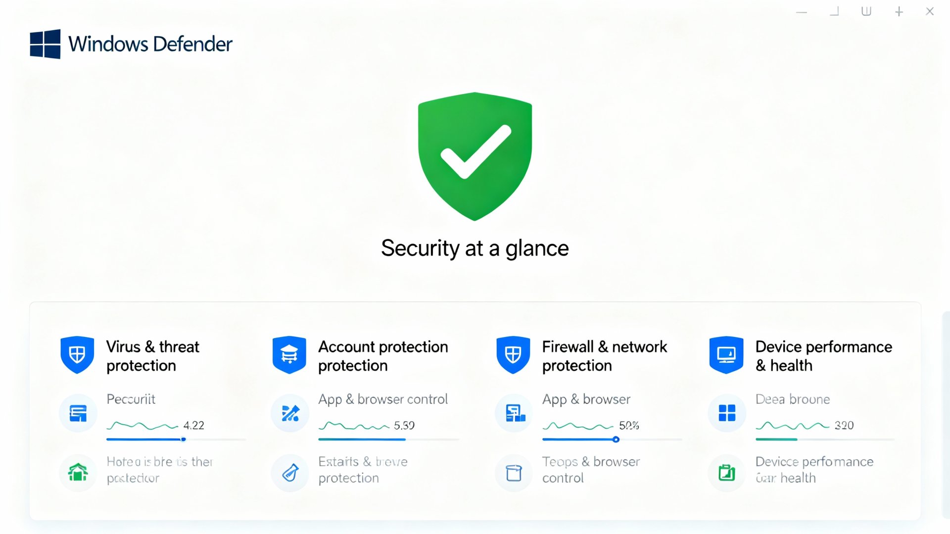 Interfaccia Windows Defender